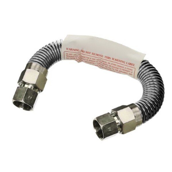 Gas Line Hose 1/2'' O.D. x 18'' Length 1/2